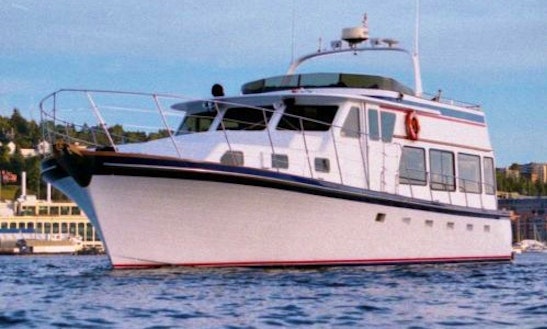 50ft Charter Yacht Seeker, Anchor Bay Charters In Seattle, Washington