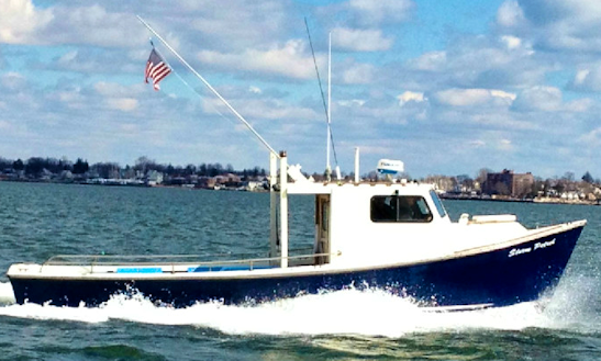 Fishing Charter On 32ft Sports Fisherman Yacht In New Rochelle, New York