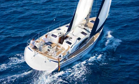 Luxury Bavaria 40 Evropi Sailing In Lefkada, Greece