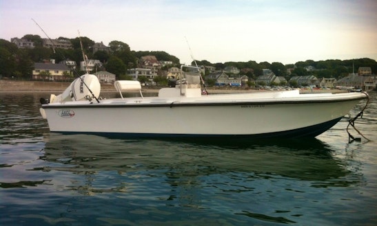 19ft Cape Codder Center Console Boat Charter In Dennis, Massachusetts