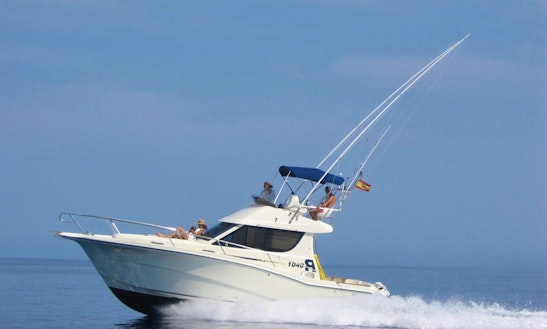 34' Sport Fisherman Fishing Charter In Port D'alcudia, Spain