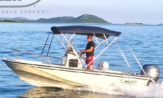 Sea Adventure In Croatian Sea With 5 Person Boston Whaler Center Console
