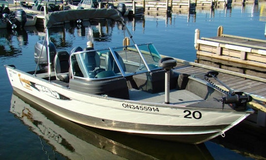 19' Fishing Boat Rental & Guided Trips In Ontario, Canada