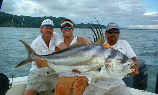 Center Console Fishing Charter In Herradura, Costa Rica