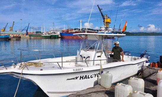 Come Fishing On 'halcyon Iii' In Port Blair, India