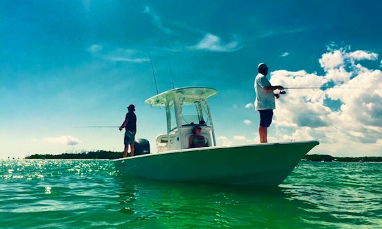 Enjoy Fishing In Cape Coral, Florida On 24' Sportman Masters Center Console