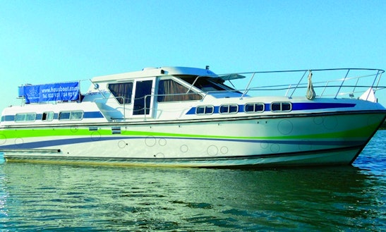 Experience Cruising In The Beautiful Canals Of Oberhausen Aboard 12 People Houseboat