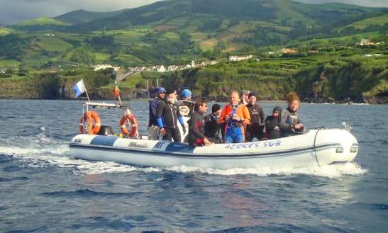 Boat Diving Trips And Diving Lesson In Vila Franca Do Campo, Portugal