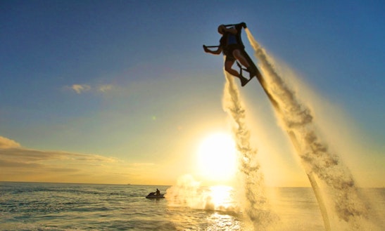 Flyboarding In Sant Josep De Sa Talaia, Spain