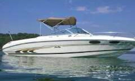 8 Person Sea Ray 220 Inboard Propulsion Ready To Charter In Supetar, Croatia