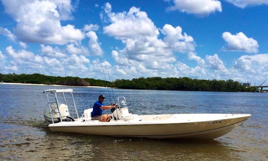 Fishing Charter On 22' Sea Chaser Hybrid Boat In Fort Myers Beach, Florida