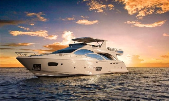 Charter The 85 Ft. Azimut Power Mega Yacht From Puerto Aventuras, Quintana Roo