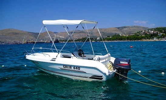 Rent 14' Galeon Galia Center Console In Okrug Gornji, Dalmatinska