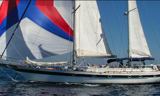 Sailing Charter On 72ft Sinbad San Classic Sailing Yacht In Milna, Croatia
