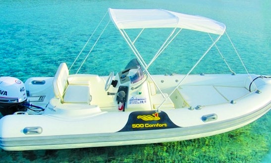 Rent 16' Mv 500 Comfort Rigid Inflatable Boat In San Teodoro, Sardegna