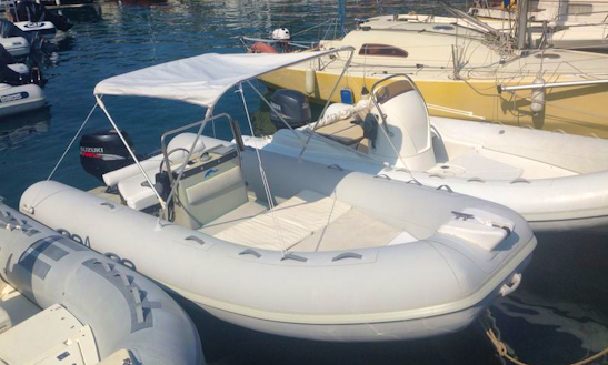 Rent 16' Hair 1 Rigid Inflatable Boat In Porto Santo Stefano, Italy