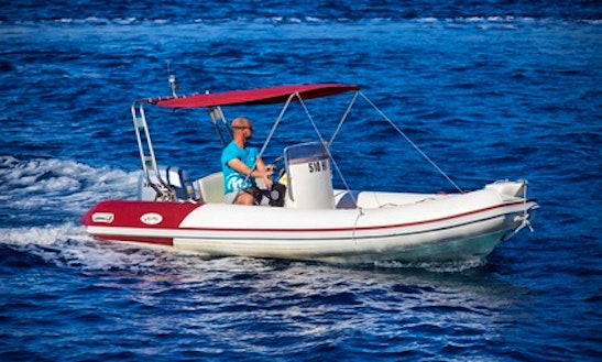 Rent 18' Airmar Sea Pioner Rigid Inflatable Boat In Hvar, Croatia