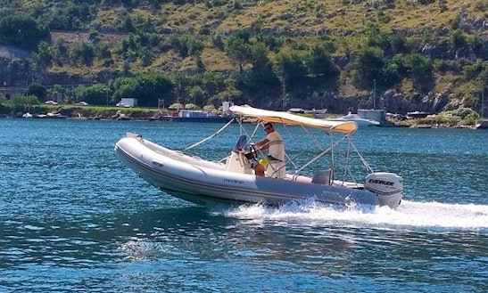 Rent 19' Zodiac Medline Rigid Inflatable Boat In Dubrovnik, Croatia