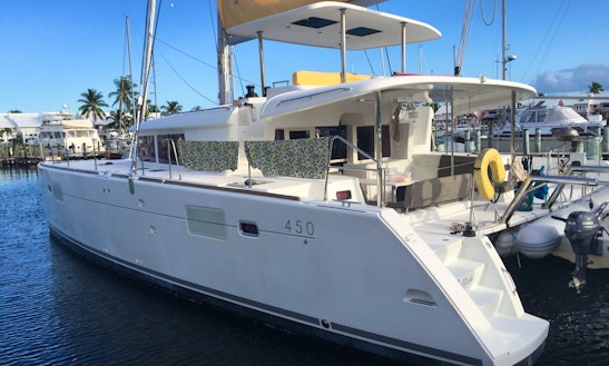 Cruising Catamaran Available Starting July 1 - Great For Captained Day Charters Or Bareboat.