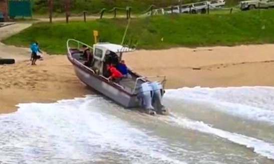 Enjoy Fishing In Park Rynie, Kwazulu-natal On Wotalotigot Center Console