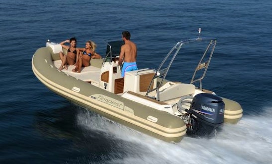 Rent 21' Capilli Tempest Rigid Inflatable Boat In Saint-gilles Les Bains, Reunion