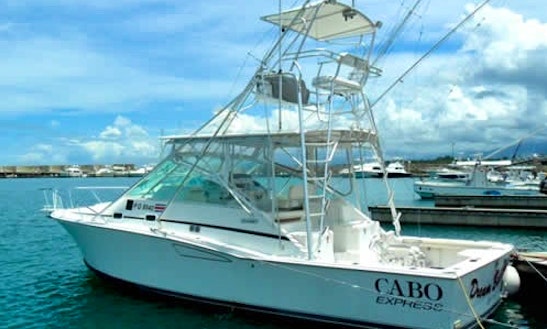 Enjoy Fishing In Guanacaste, Costa Rica On 36' Cabo Express Sport Fisherman