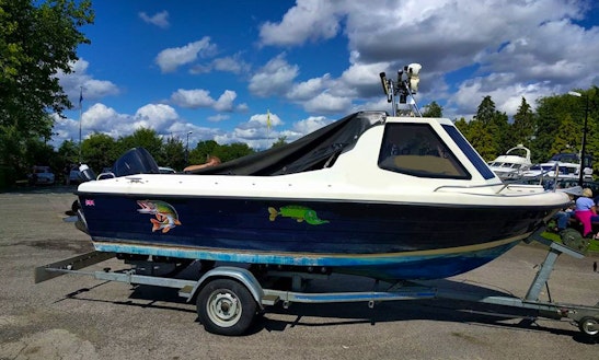 Enjoy Fishing On 17ft Warrior Pro Angler Boat In Tewkesbury, England With