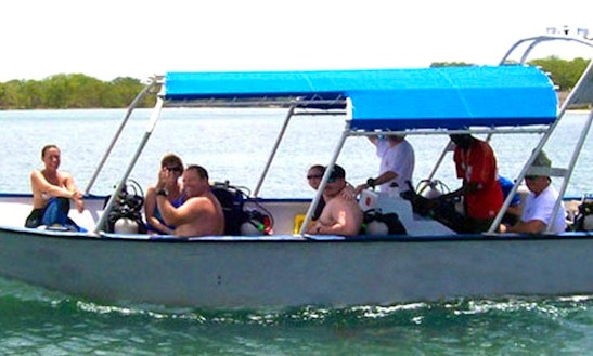Scuba Dive On 23' Skiff