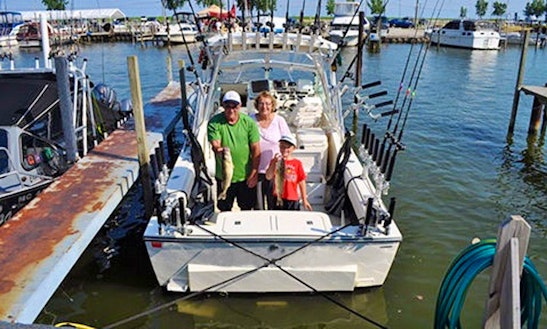 Lake Erie Walleye Fishing On 27ft