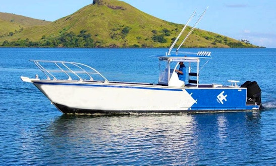 Enjoy Fishing In Rakiraki, Western, Fiji On 35' Halfcast Center Console