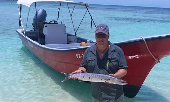 Enjoy Fishing In Saint Philip, Antigua And Barbuda On Center Console