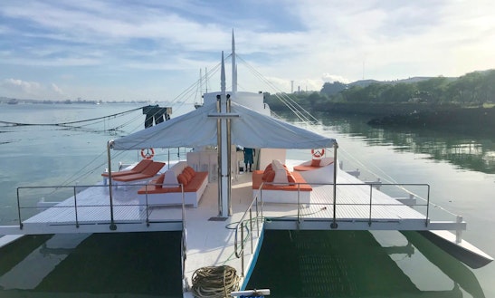 80' Trimaran Party Boat Charter In Lapu-lapu City, Philippines