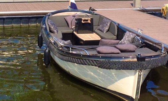 Rent 19' Isloep 585 Canal Boat In Uithoorn, Noord-holland For 6 Pax