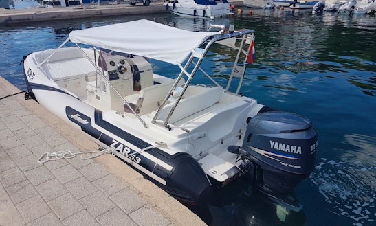 Charter 18' Zar 53 Rigid Inflatable Boat In Tisno, Croatia