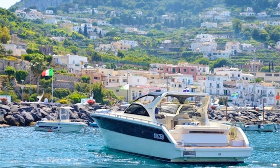 Santorini 48 Motor Yacht Captained Charter In Minori, Salerno, Italy