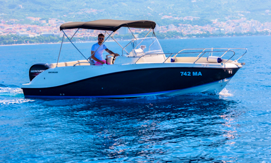 Rent 22' Quicksilver 675 Sundeck Center Console In Makarska, Croatia