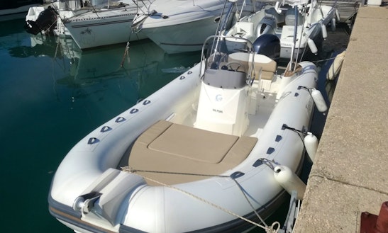 Rent A 9 Person Capelli Tempest 650 Semi-rigid Inflatable Boat In Nice, France
