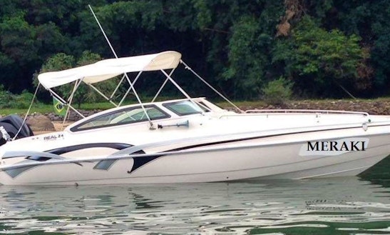 Charter Real Class 24 Bowrider In Ubatuba, Brazil For Up To 10 Of People Your Next Boating Adventure