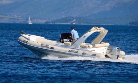 Primus Marine Shark 23 Rib Rental In Sumartin, Brač For 10 People