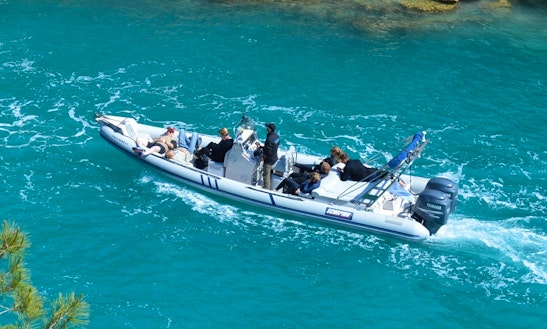 Scorpion 860 Rigid Inflatable Boat Available For Charter In Athens, Greece