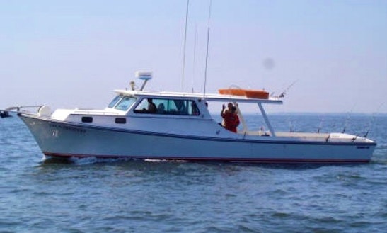 42' Phil Jones Trawler For Baltimore Maryland Fishing Charters With Capt Charlie